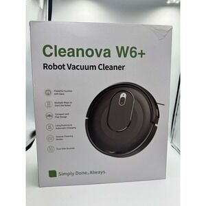 W6+ Robot Vacuum Cleaner,2800Pa Suction,720ml Large Capacity,120 Mins Black NIB